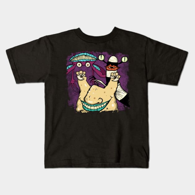 Aaahh!!! Real monsters Kids T-Shirt by Biscuit